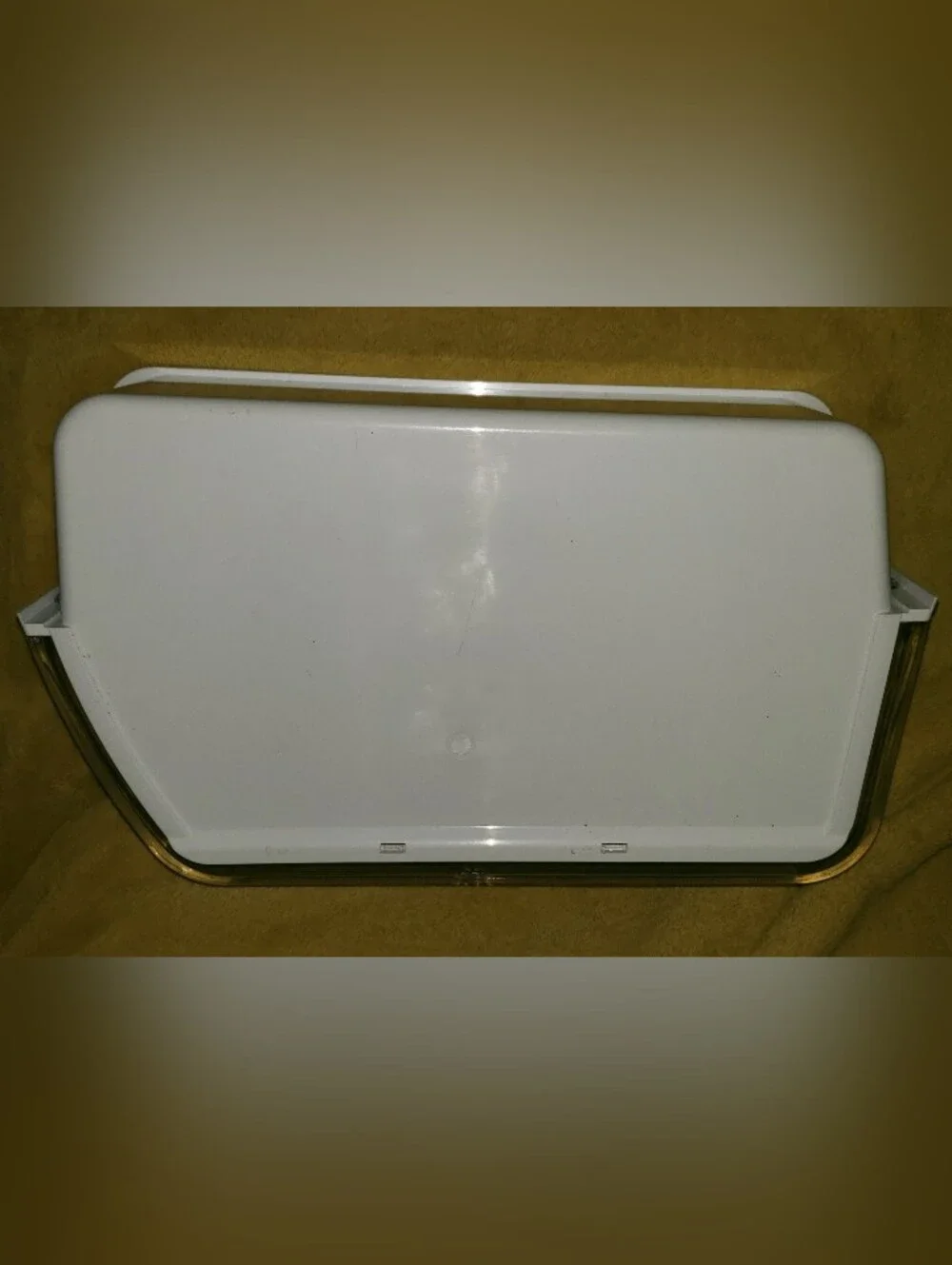 Universal DA97-12650A Clear Refrigerator Door Shelf Bin - White
